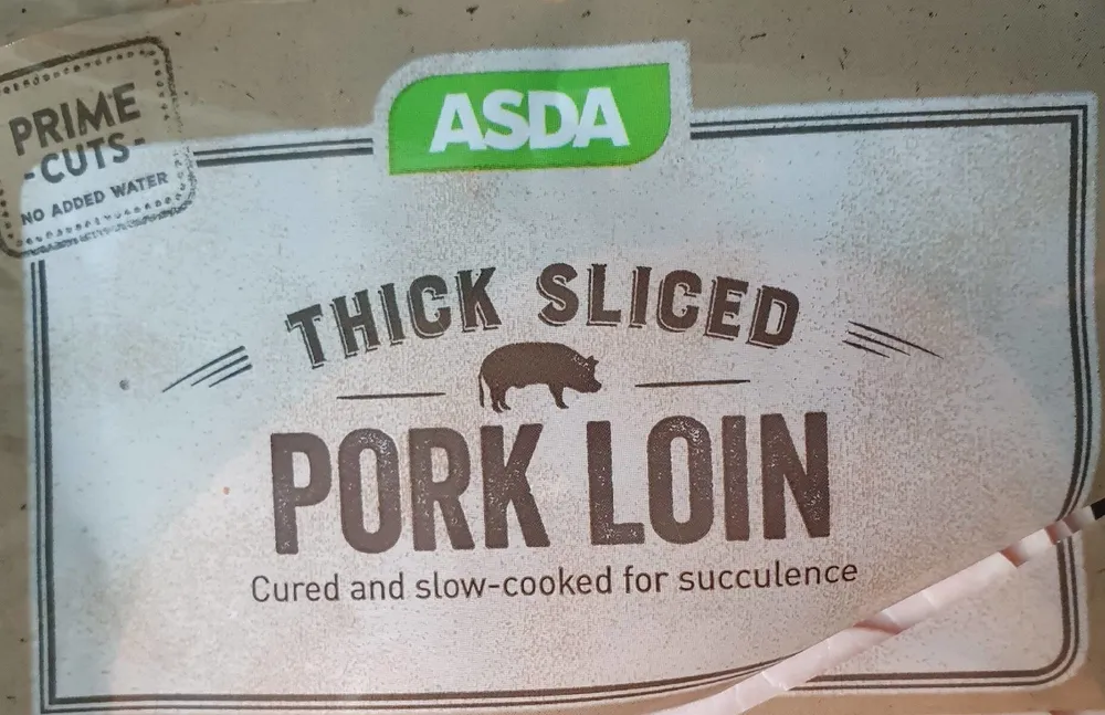 SLICED CURED PORK LOIN Formed, cooked and cured un