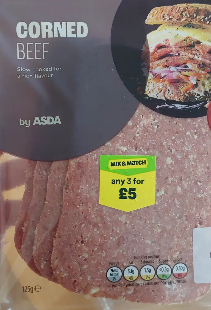 4 slice corned beef