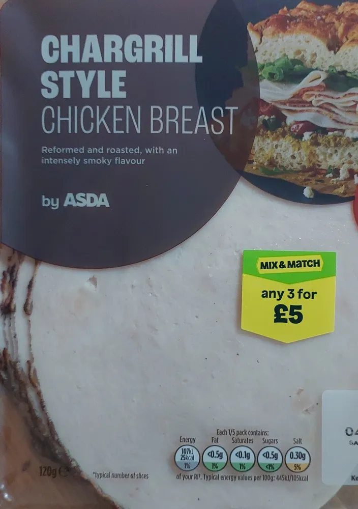 Chargrill Style Chicken Breast