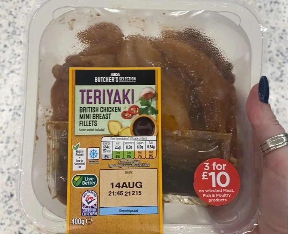 Teriyaki chicken breast fillets