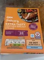Savoury extra tasty chicken breast steaks