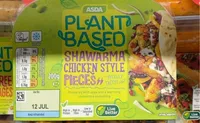 Plant based shawarma chicken style pieces