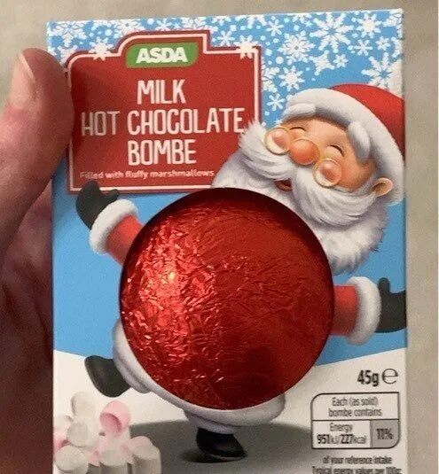 Milk hot chocolate bomb