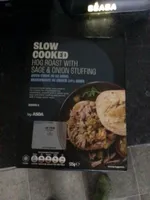 Hog roastwith sage and onion stuffin