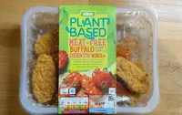 Meat free buffalo chicken style wings