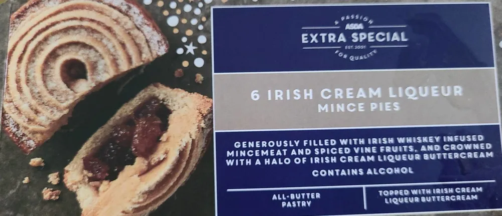 Irish Cream Liqueur Mince Pies