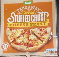 Stuffed crust cheese feast