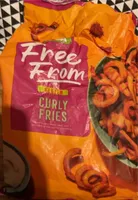 Free from gluten curly fries