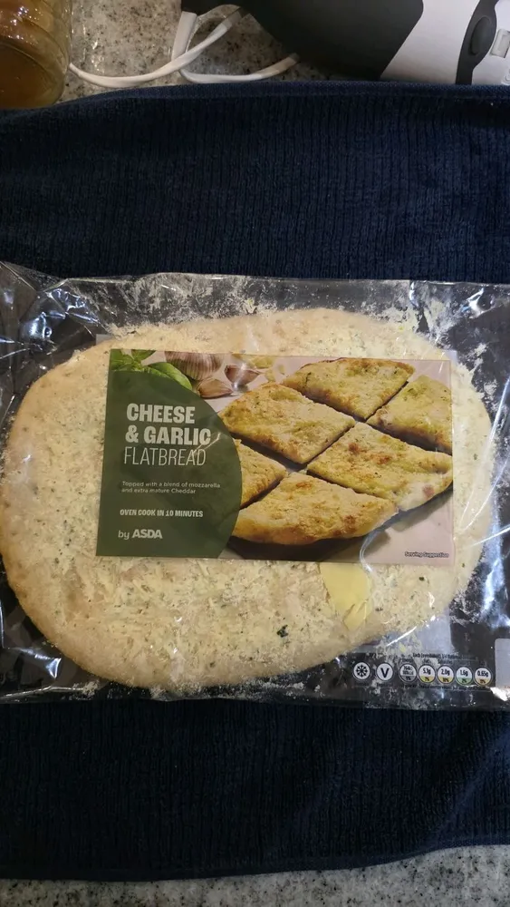 ASDA Cheese & Garlic flatbread