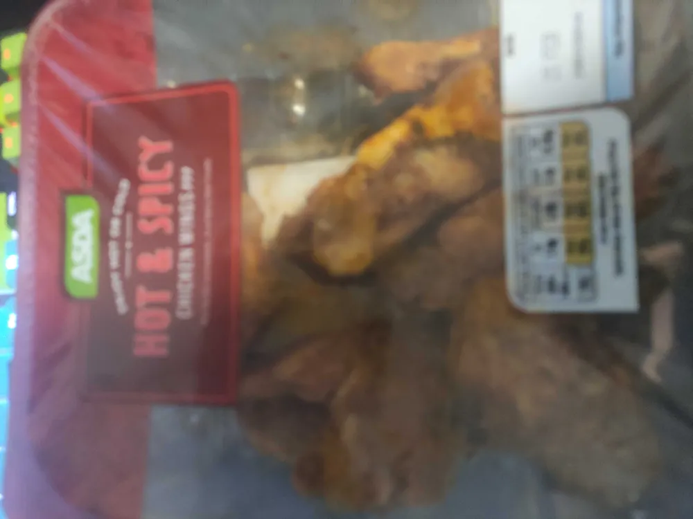 Hot and spicy chicken wings
