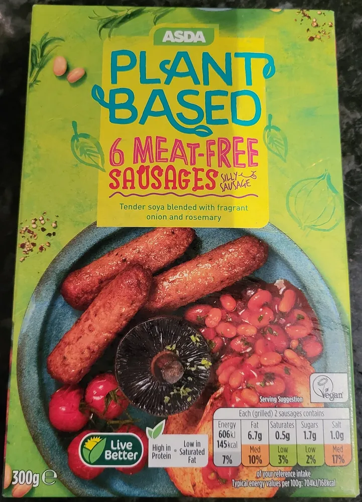 meat free sausages