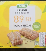 Lemon fiber bars
