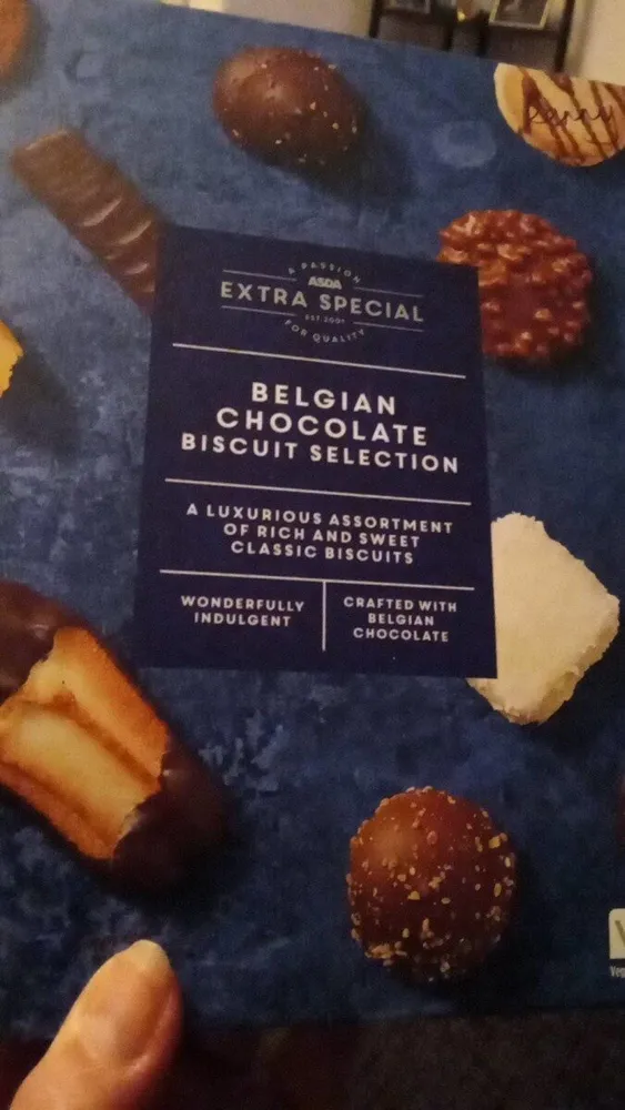 Belgian chocolate biscuit collection