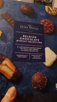 Belgian chocolate biscuit collection