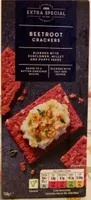 Beetroot crackers