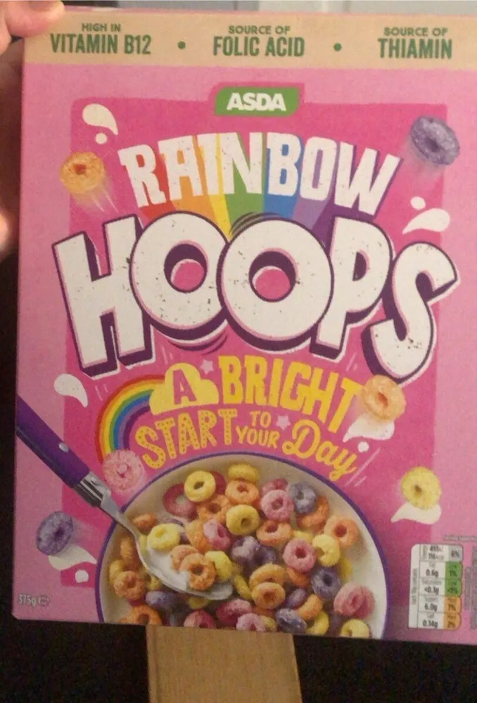Asda Rainbow Hoops