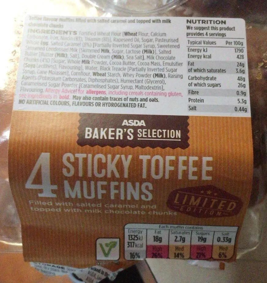 sticky toffee muffins