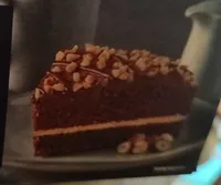 Chocolate toffee and hazelnut cake