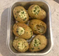 Garlic Butter Mini Jacket Potatoes