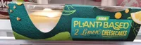 Plant based 2 lemon cheesecakes