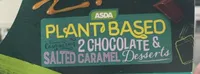 Plant Based chocolate and salted caramel dessert