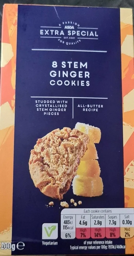 8 STEM GINGER COOKIES