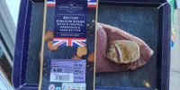British sirloin steak with a truffle parmesan and herb butter