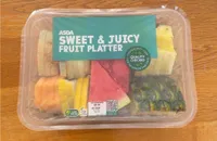 Sweet and juicy fruit platter