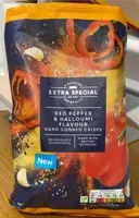 Red pepper & halloumi Flavour Hand cooked crips