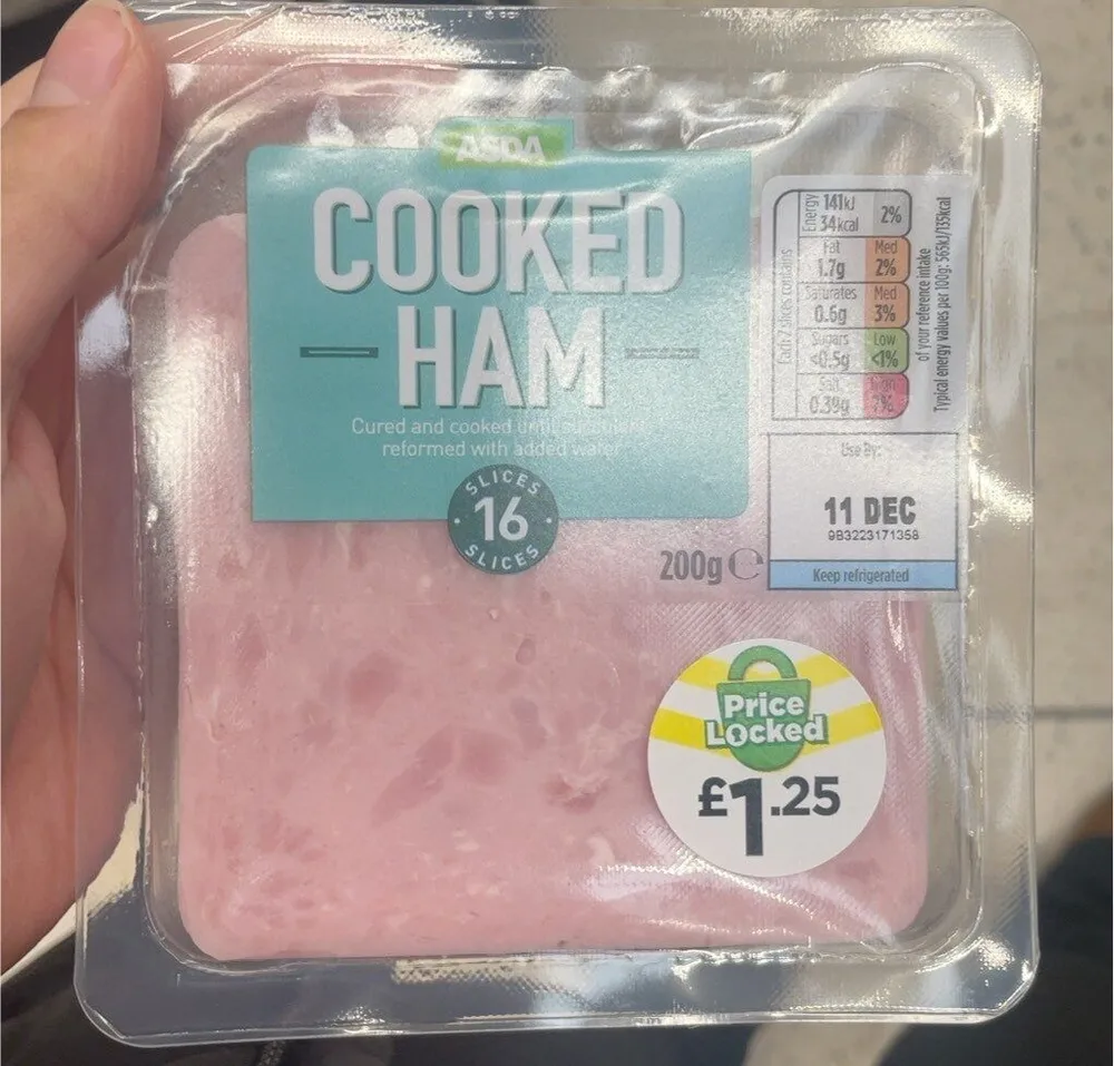 Cooked ham