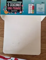 6 coconut king prawns