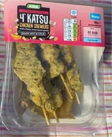4*katsu chicken skewers