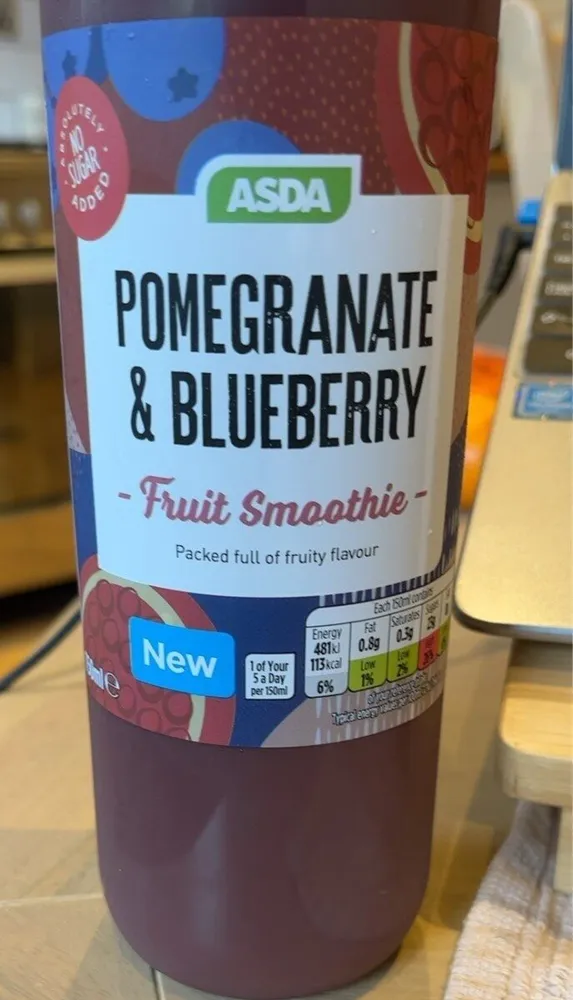 Pomegranate & Blueberry Smoothie