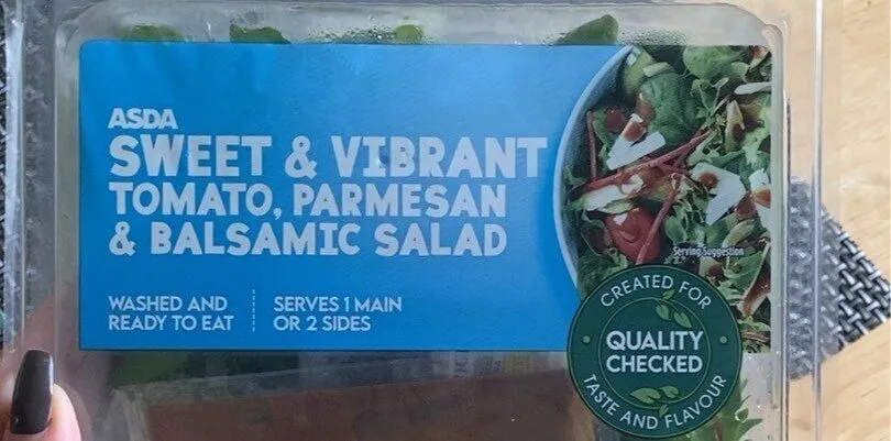 Asda Sweet & Bibrant tomato, Parmesan & balsamic salad