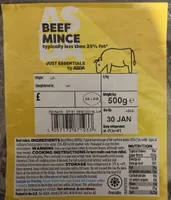 Mince beef