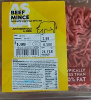 beef mince (Just Essentials)