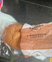 Whole meal large baps