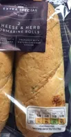 Cheese & Herb Submarine Rolls