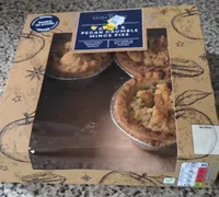 Apple and pecan crumble mine pies