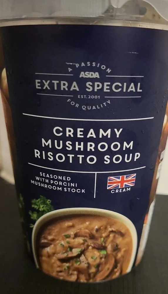 Creamy mushroom risotto soul