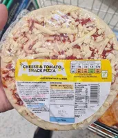 Cheese tomato snack pizza
