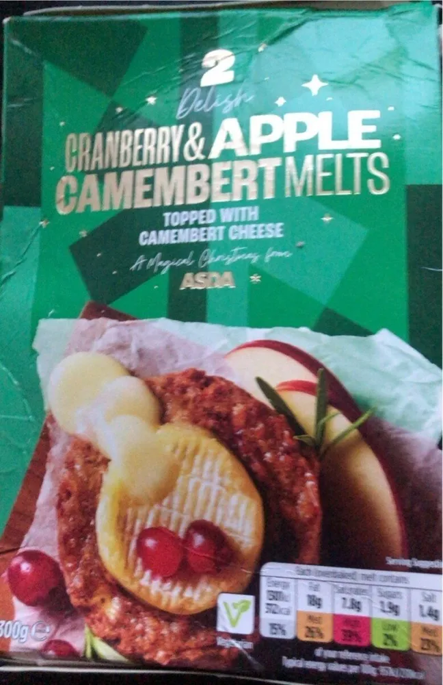 Cranberry & apple Camembert melts