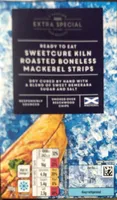 Sweetcure kiln roasted boneless mackeral strips