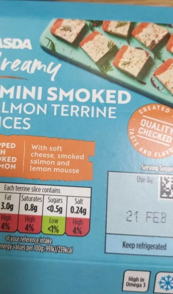 Mini smoked salmon