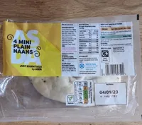 Mini plain naans