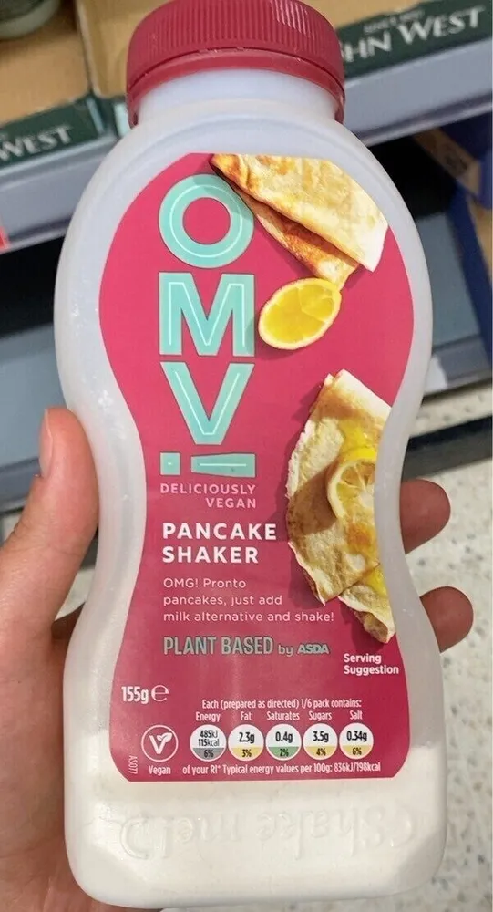 Vegan pancake shaker INGREDIENTS Fortified Wheat F