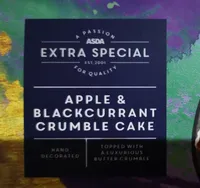 Apple and Blackcurrant Crumble Cake