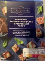 Handmade Belgian chocolate & peppermint fudge