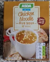 Chicken noodle mug soup