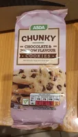 Chunky chocolate and mallow flavour cookies